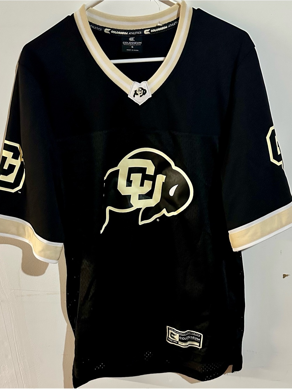 Colosseum Black and Gold Colorado Buffaloes Jersey